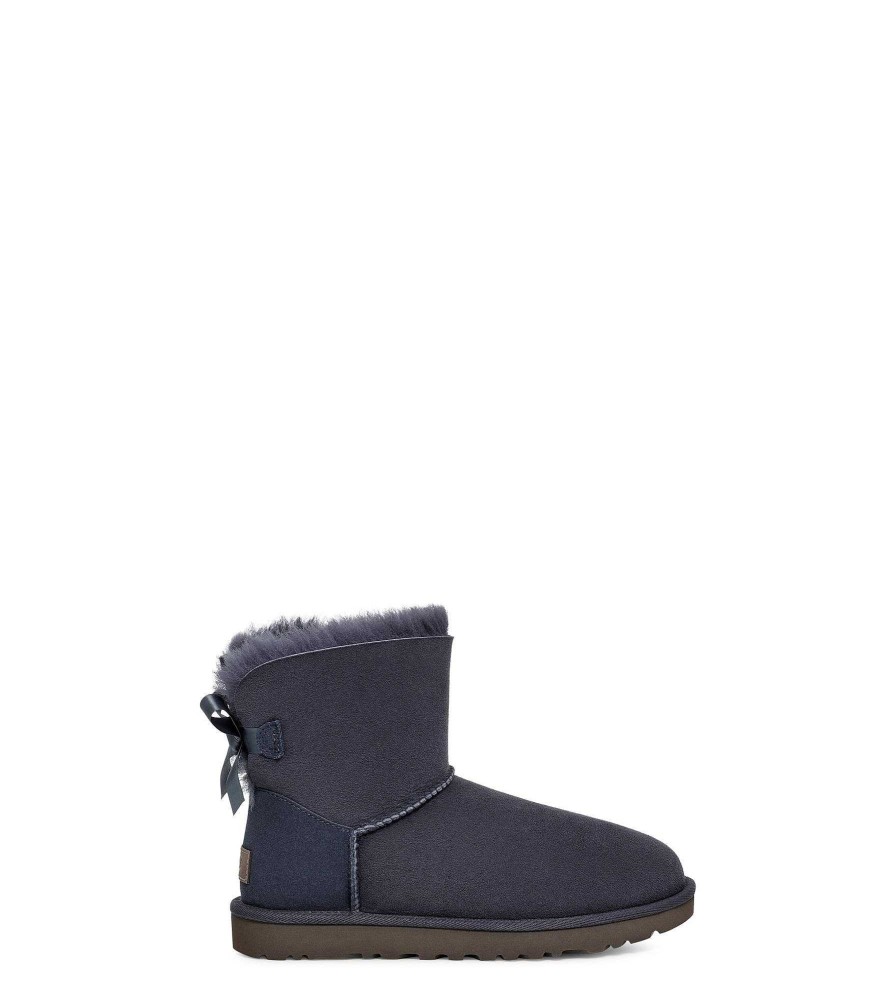 Dames UGG Klassieke laarzen | Mini Bailey Bow II Eva Blauw