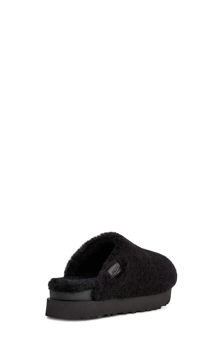 Dames UGG Slippers | Fuzz Sugar Slide, Ugg Zwart