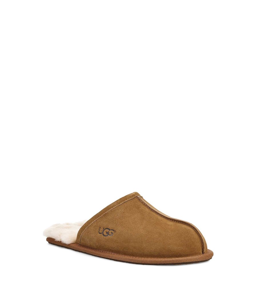 Heren UGG Slippers | Schuur Kastanje