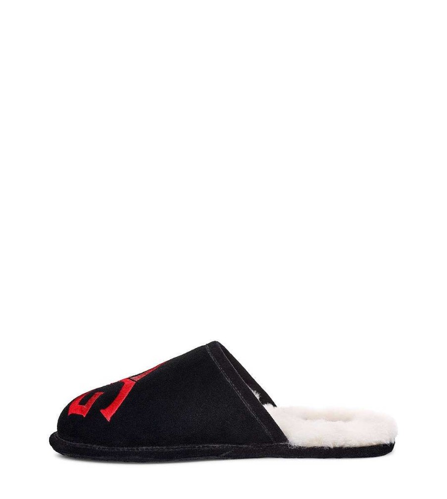 Heren UGG Slippers | Scuff-logo Zwart