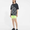 Dames UGG RTW Collection | Jacqueline-logo-T-shirt Zwart / Steenkool