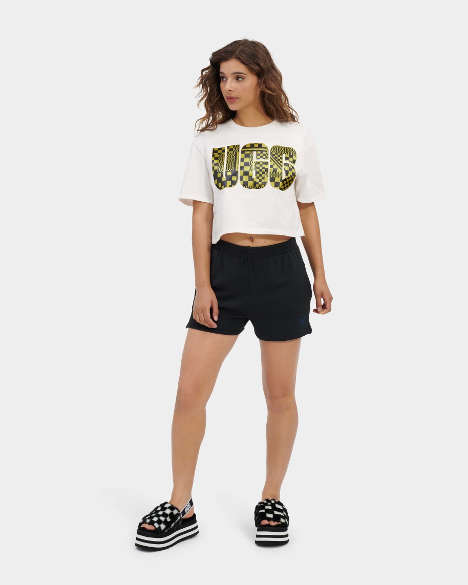 Dames UGG RTW Collection | Tahlia cropped logo-T-shirt, Ugg Nimbus