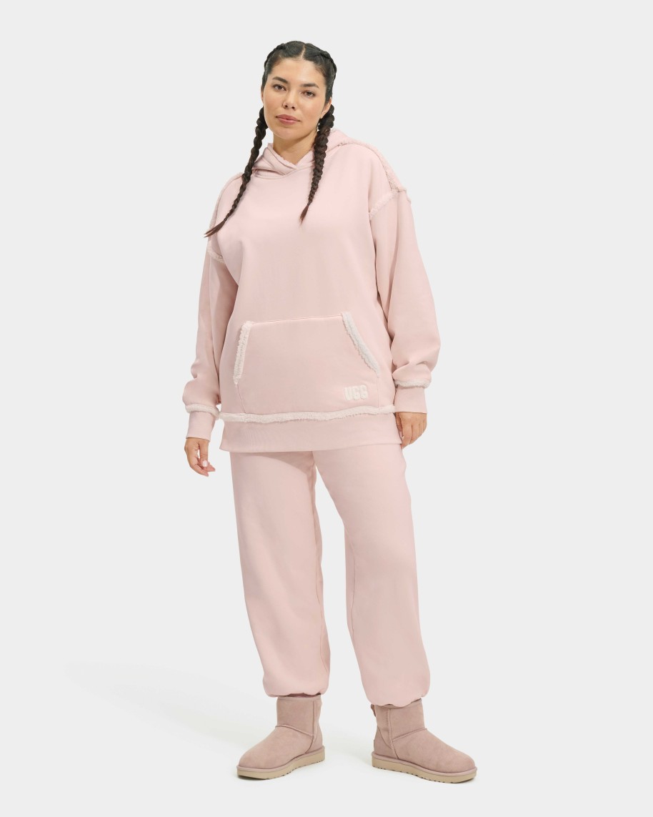 Dames UGG RTW Collection | Joanne gebonden fleece hoodie, Ugg Atq