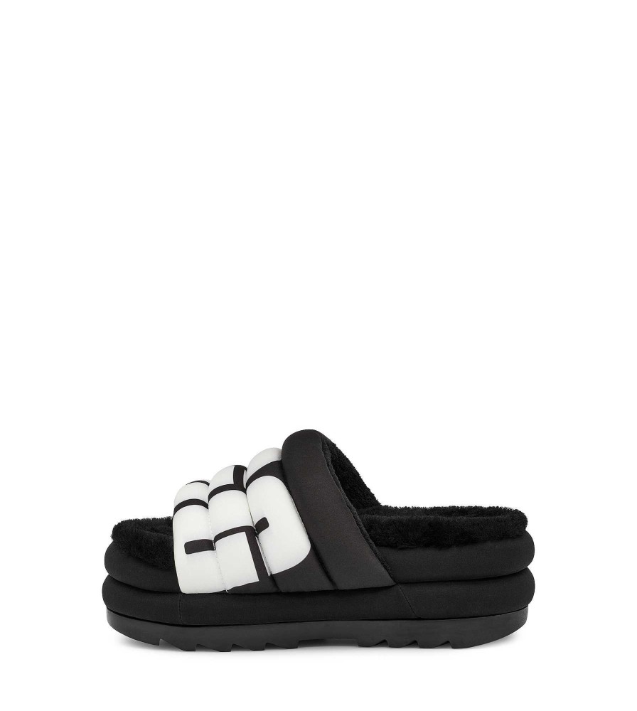 Dames UGG Sandalen en slippers | Maxi Slide-logo Zwart