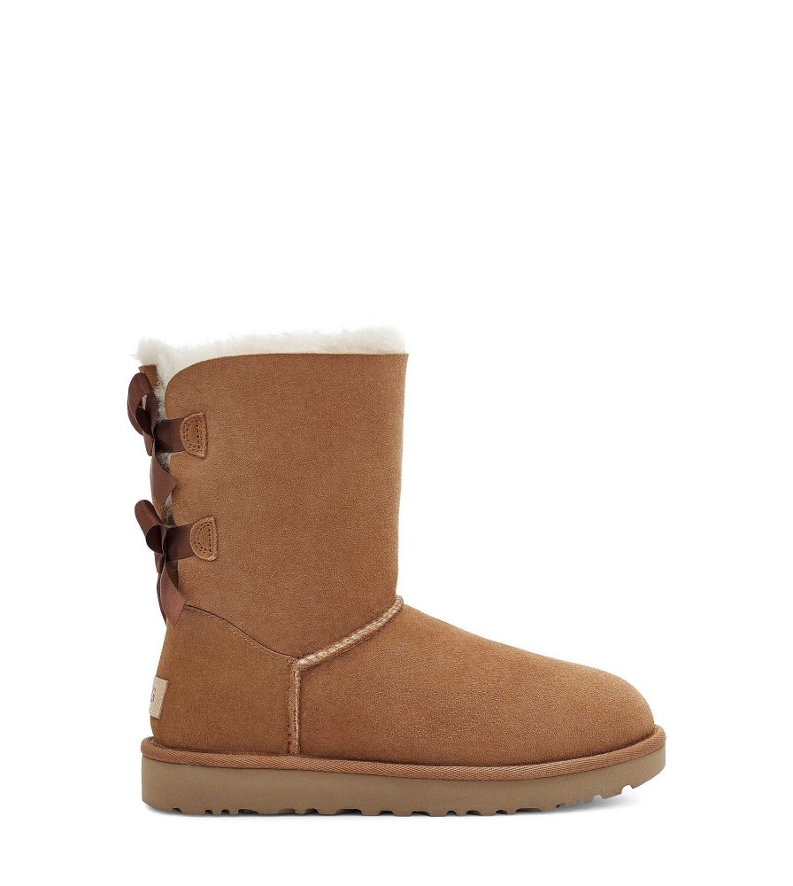 Dames UGG Klassieke laarzen | Bailey Bow II, Ugg Kastanje