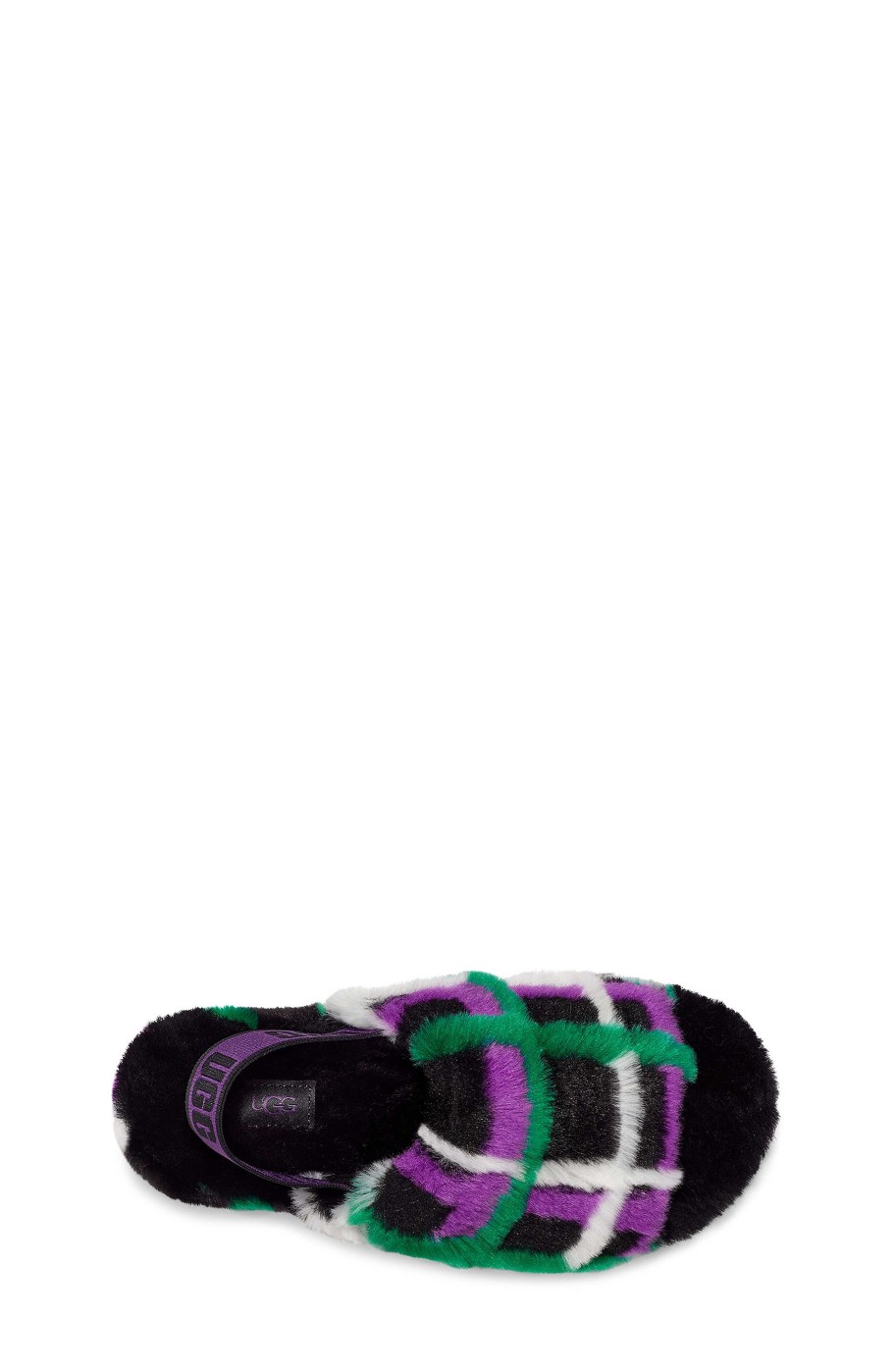 Dames UGG Slippers | Fluff Yeah Slide Plaid Punk, Ugg Mosselschelp