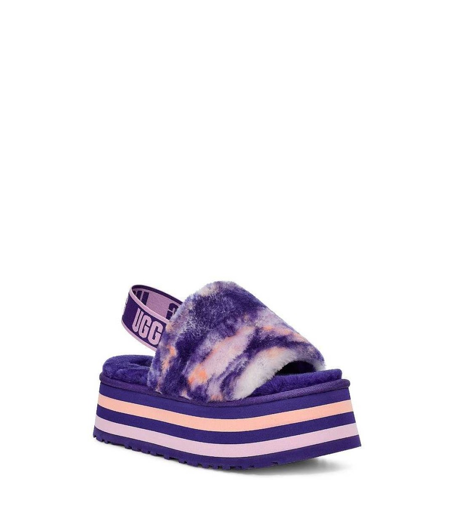 Dames UGG Slippers | Disco-knikkerglijbaan, Ugg Violette Nacht