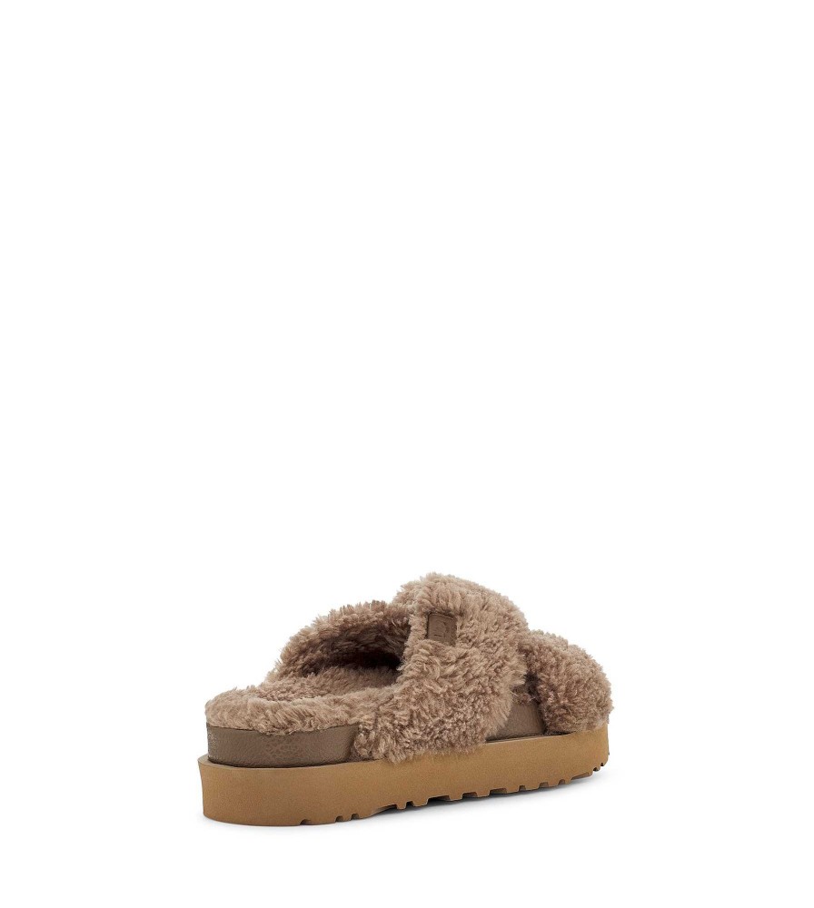 Dames UGG Slippers | Fuzz Sugar Cross-glijbaan, Ugg Hickory