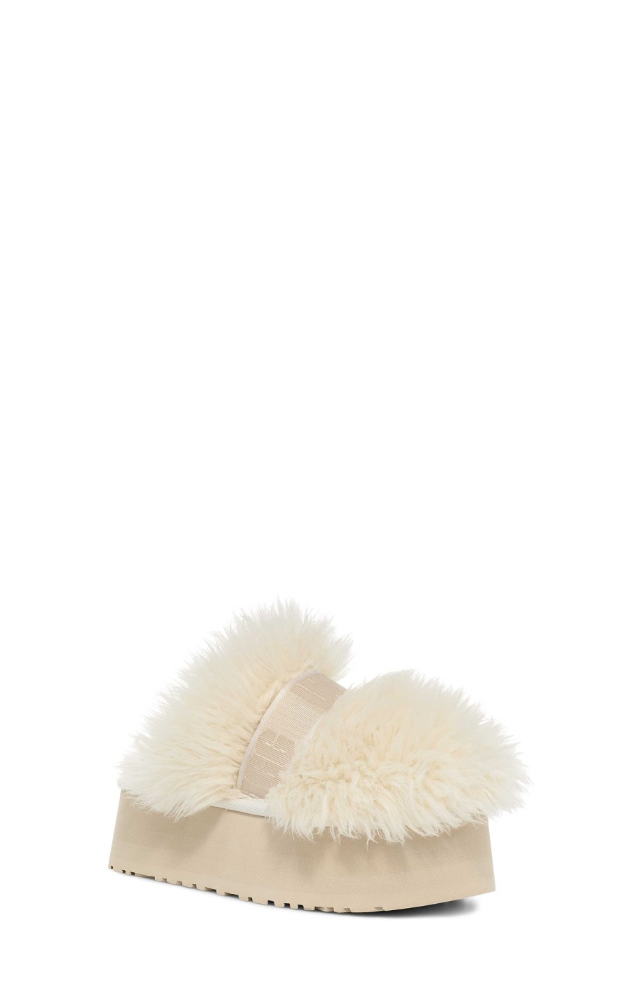 Dames UGG Slippers | Duurzame Fluff Momma-glijbaan, Ugg Wit