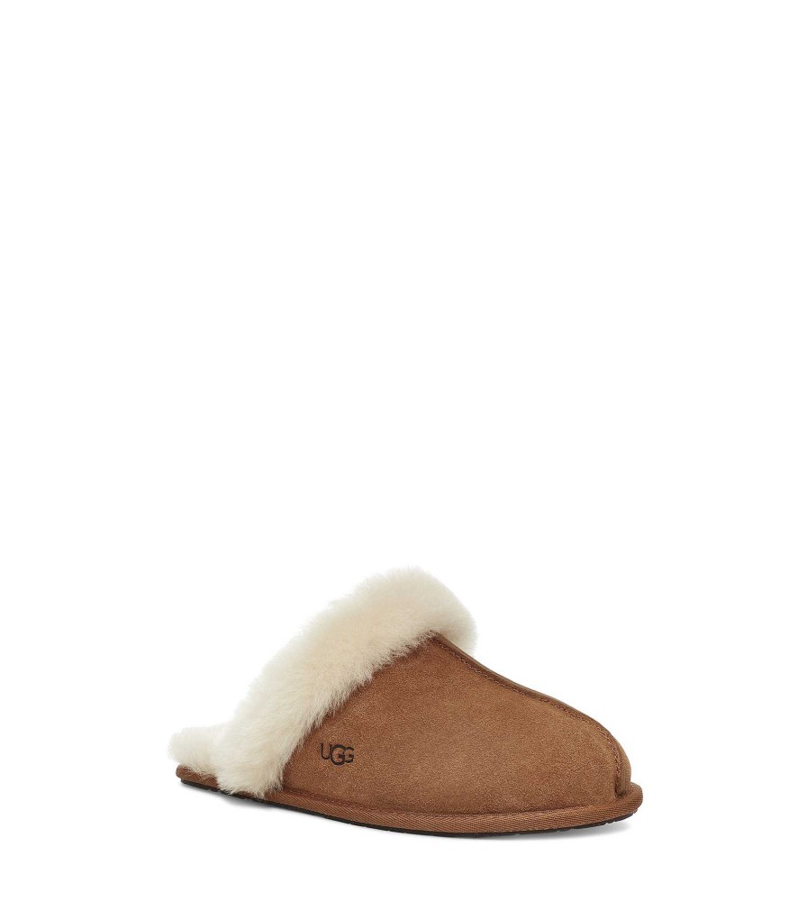 Dames UGG Slippers | Scuffette II Kastanje