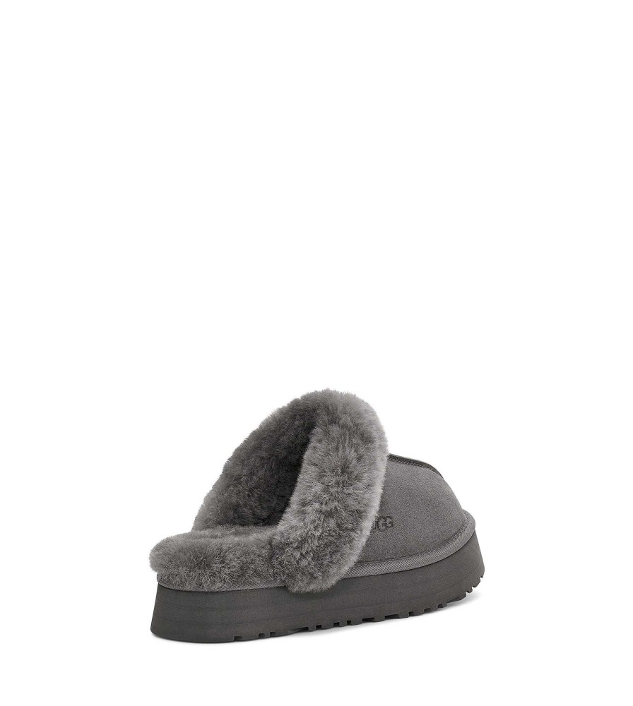 Dames UGG Slippers | Disquette Houtskool