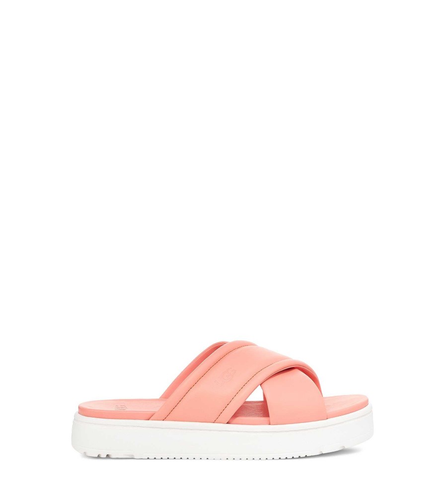 Dames UGG Sandalen en slippers | Zayne kruisband Zeester roze leer