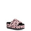 Dames UGG Sandalen en slippers | Maxi Slide Cheetah-print Roze Sint-jakobsschelp