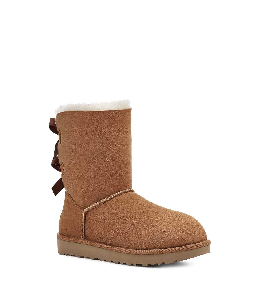 Dames UGG Klassieke laarzen | Bailey Bow II, Ugg Kastanje