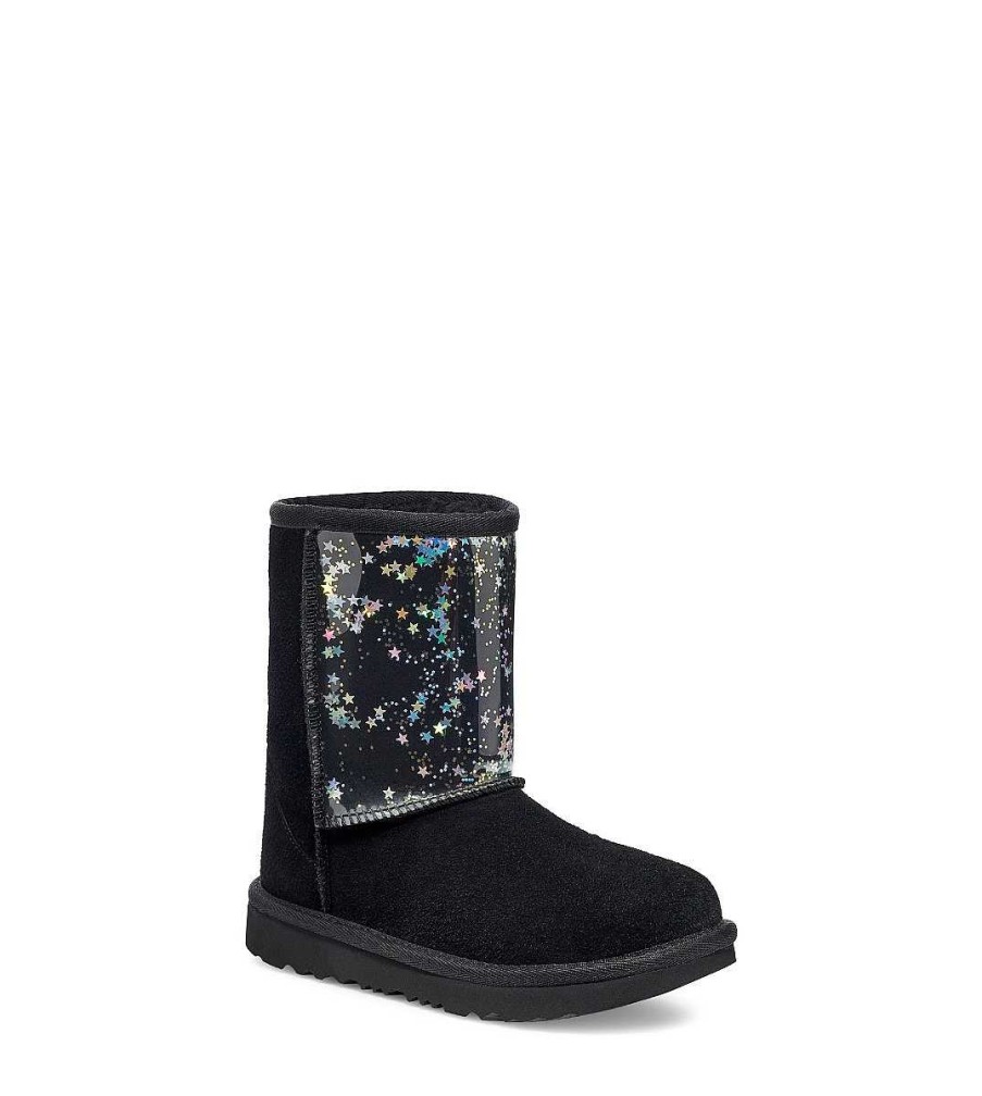 Kinderen UGG Laarzen | Klassieke II heldere glitter Zwart