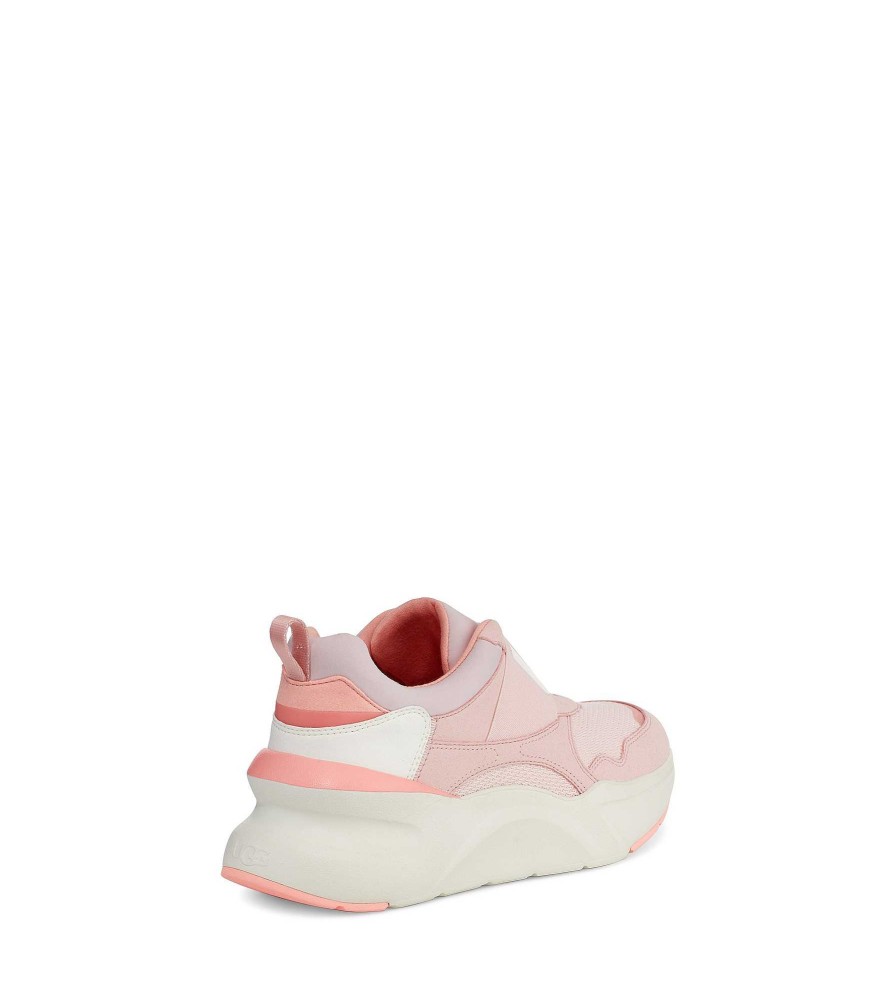 Dames UGG Sneakers | La Flex Posie Roze/Wit