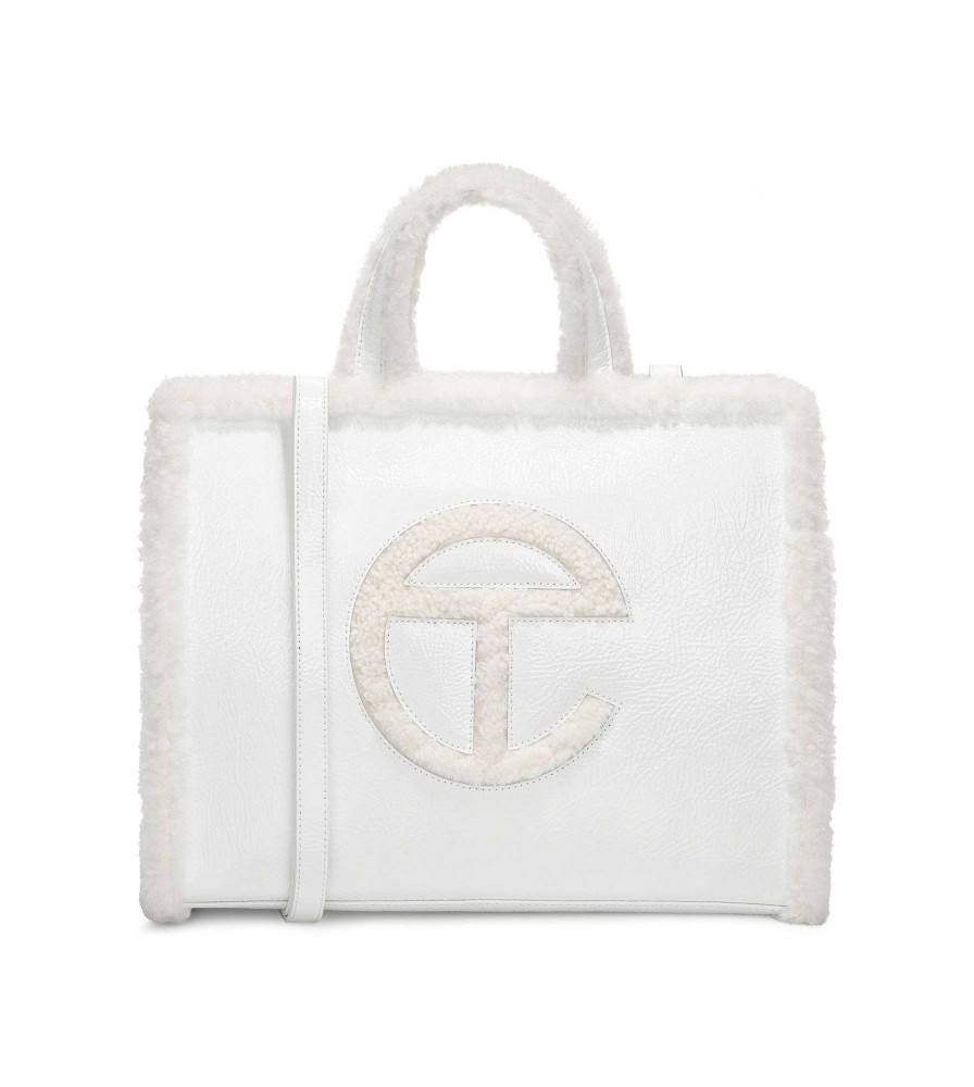 Dames UGG Accessoires | Ugg X Telfar M Shopper gekreukeld Wit